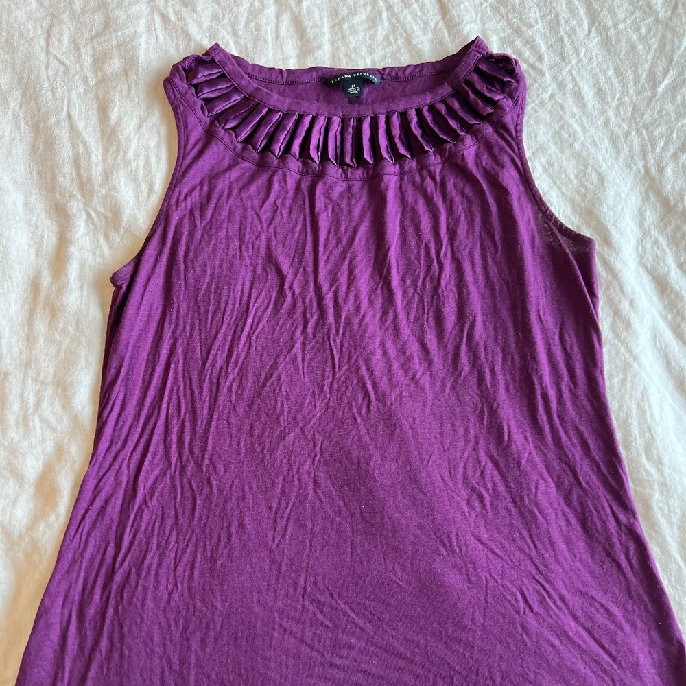 Banana Republic Purple Sleeveless Top - M